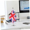 NUOBESTY Mini British Table Flag UK Table Flag British Table