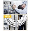 25 Pcs Distribution Rings Aluminum D Ring for Sorting Out