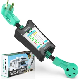 LATCH.IT 50 Amp RV Surge Protector | RV Surge Protector 50 Amp w/ 5000J Voltage Protection | RV 50 Amp Surge Protector w/Circuit Analyzer | Prevents Damage w/Our 50 Amp Surge Protector for RV!