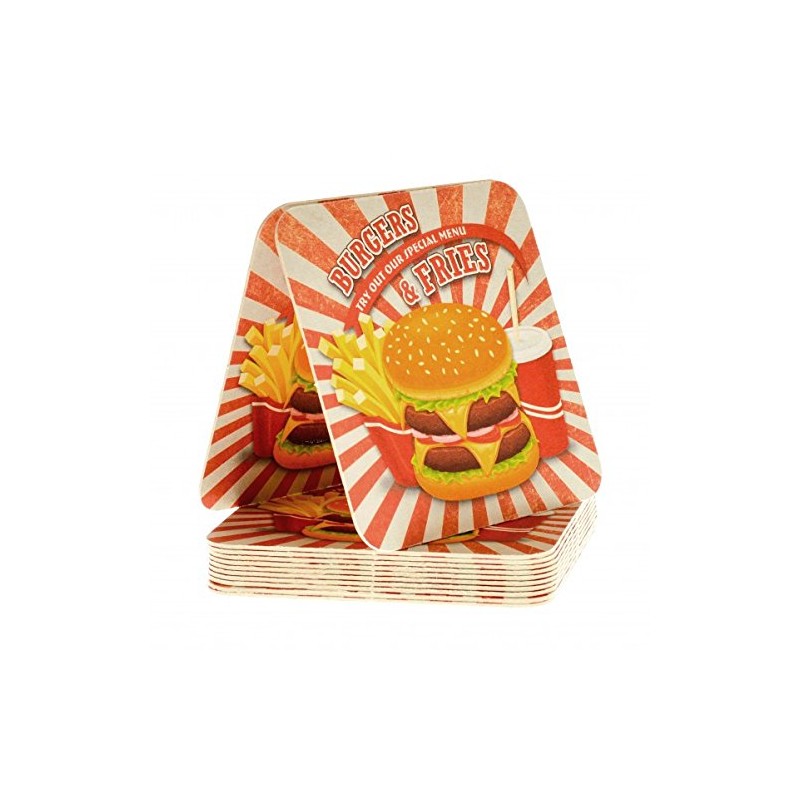 The Fast Food Diner Cardboard Coasters Set of 12