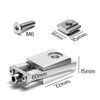 Genmitsu 2PCS Upgrade Aluminum Mini Vise Clamp, High-Precision CNC Router