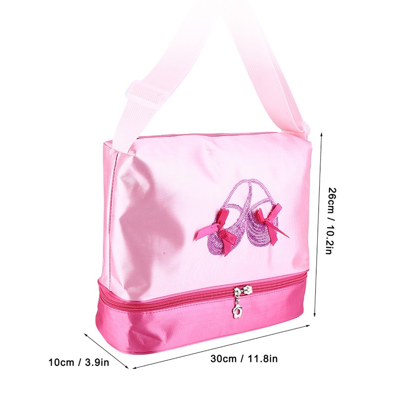 Girls Ballet Handbag Child Ballerina Kids Ballet Sequined Dance Shoulder