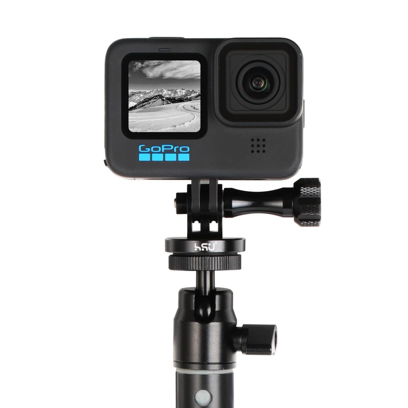 HSU Aluminium Tripod Mount Adapter with Screw for GoPro, Tripod