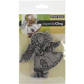 Penny Black Rubber Cling Rubber Stamp 4-inch x 6-inch Sheet-Ragged Angel