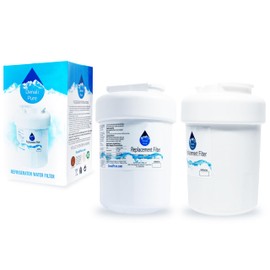 2-Pack Replacement for General Electric PSS26MSTASS Refrigerator Water Filter - Compatible with General Electric MWF, MWFP Fridge Water Filter Cartridge