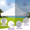 Tradesparker 10x10 Commercial Pop Up Canopy Replacement Top-Windproof D-Rings+Banner Grommets+Loop