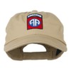 e4Hats.com 82nd Airborne Military Embroidered Pigment Dyed Cotton Cap -