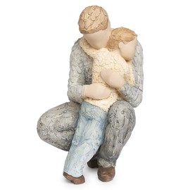 Roman More Than Words, in Safe Hands Figure, 6.25" H, Resin and Stone, Decoration, Collection, Durable, Long Lasting, Home Décor