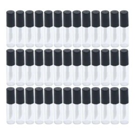 Mini Tubo De Brillo Labial Vacío Recargable De 3 Ml, 50 Piez