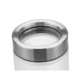 Tramontina 61227/050 TRAMONTINA, Storage Container, Glass Container (Cannister) Preserva, 0.3 gal (1.8 L), Airtight, Heat-resistant Glass, Stainless Lid, Silver
