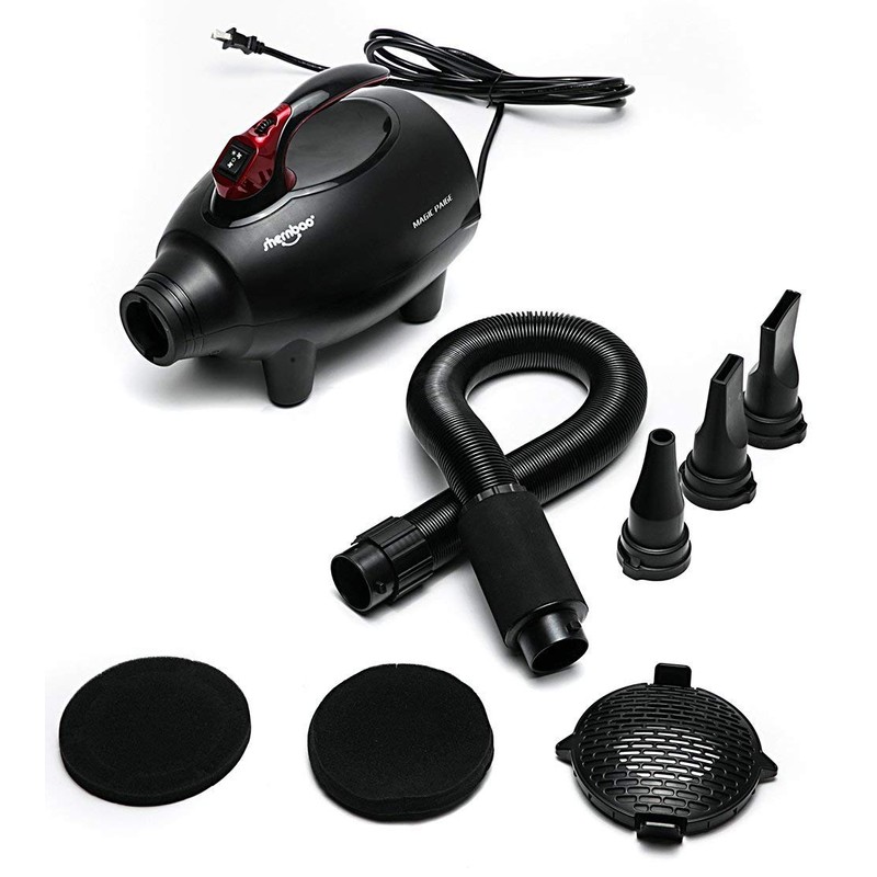 shernbao High Velocity Professional Dog Pet Grooming Hair Drying Force