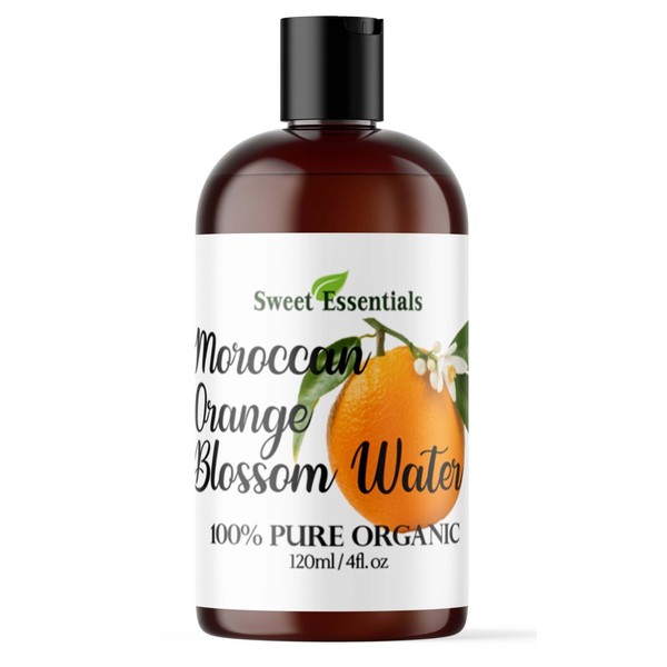 100% Organic Pure Orange Blossom / Neroli Water | 4oz | Imported from Morocco