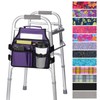 supregear Side Walker Bag, Walker Accessories Bag w/Cup Holder, Folding