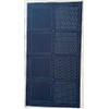 COSMO No. 98913 Sashiko Kit, Coaster Cloth, Sashimi, Navy Blue,