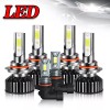 SHENKENUO For Jeep Grand Cherokee 1999-2004 6x LED Headlight Bulbs