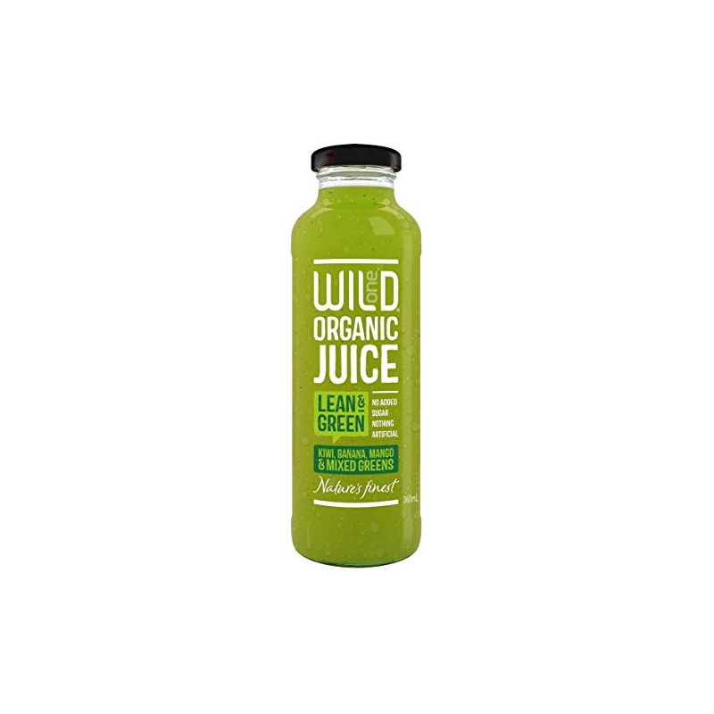 Wild One Lean and Green Flavour Organic Juice 360 ml