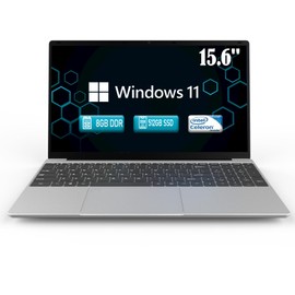 MTWZMM 15.6 Inch Laptop Computer, 8GB RAM, Backlit Keyboard, Celeron N5095(Up to 2.9GHz), Fingerprint, WiFi, USB 3.0, Webcam, HDMI, for Students and Business (GB, 512)