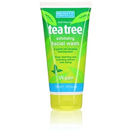 Beauty Formulas Australian Tea Tree Exfoliating Facial Wash, 150 ml