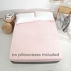 Mohap Fitted Bottom Sheet Queen Only Pink Deep Pocket Soft