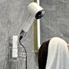 Eason1874 Hands-free Hair Dryer Holder With 360° Adjustment, Wall Mounted