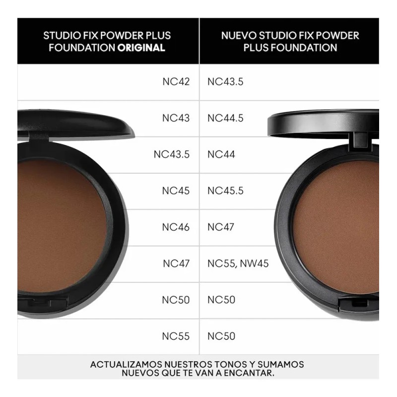Base en Polvo MAC Studio Fix Powder Plus | NC45.5
