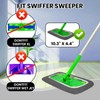6 Pack Reusable Microfiber Mop Pads - Compatible with Swiffer
