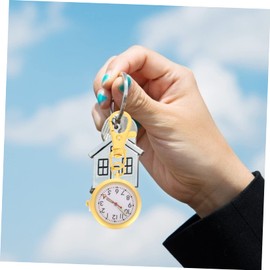 SHOWERORO Nurse Pocket Watch Keychain Portable Clip Quartz Watch for Medical Professionals Stylish Hanging Timepiece for Travel and Nurses Design