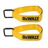 DEWALT DXBC90060 Black/Yellow 1.25” x 12” Light Duty Carabiner Utility