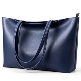 KALIDI Handbags Large Capacity Shopper Bag Tote Bag for Office Campus Daily and Travel Darkblue