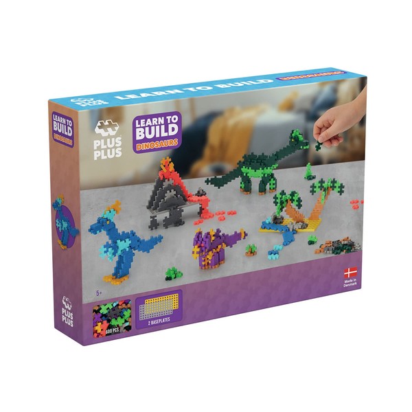 Plus Plus - Learn to Build Dinosaur | 3D Puzzle