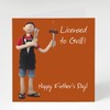 Happy Father's Day Card - Licenced to grill!