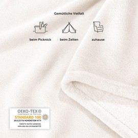 Blumtal Fluffy Cuddly Blanket - High-Quality Blanket, Super Soft Fleece Blanket as Sofa Throw, Bedspread or Living Room Blanket