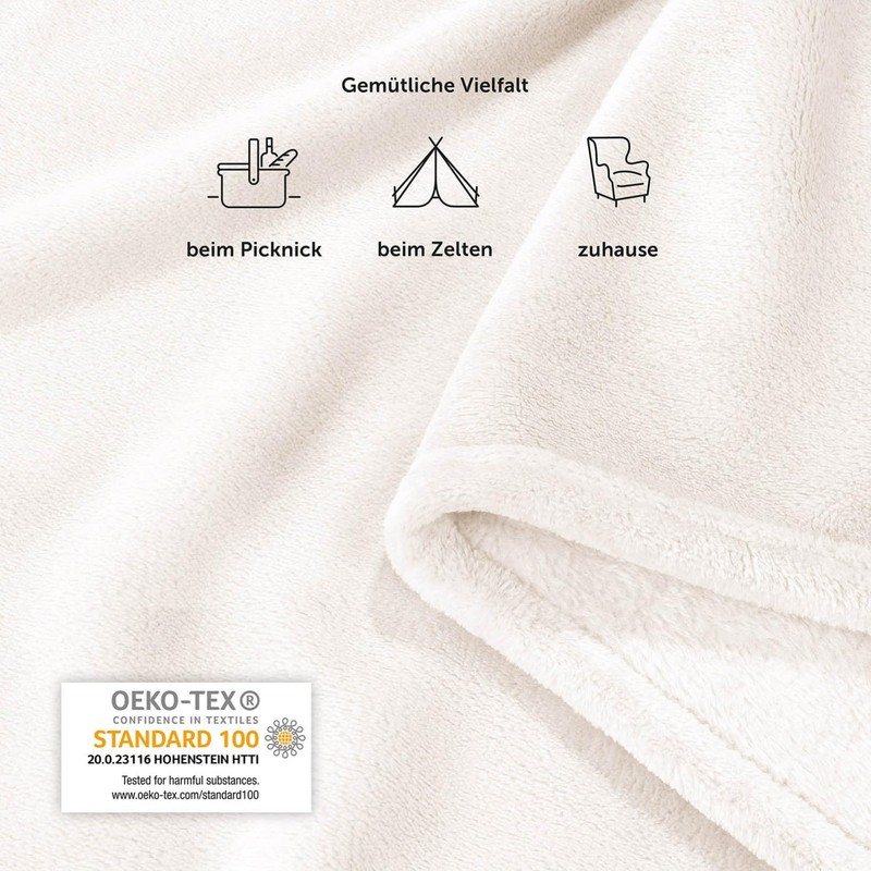 Blumtal Fluffy Cuddly Blanket - High-Quality Blanket, Super Soft Fleece