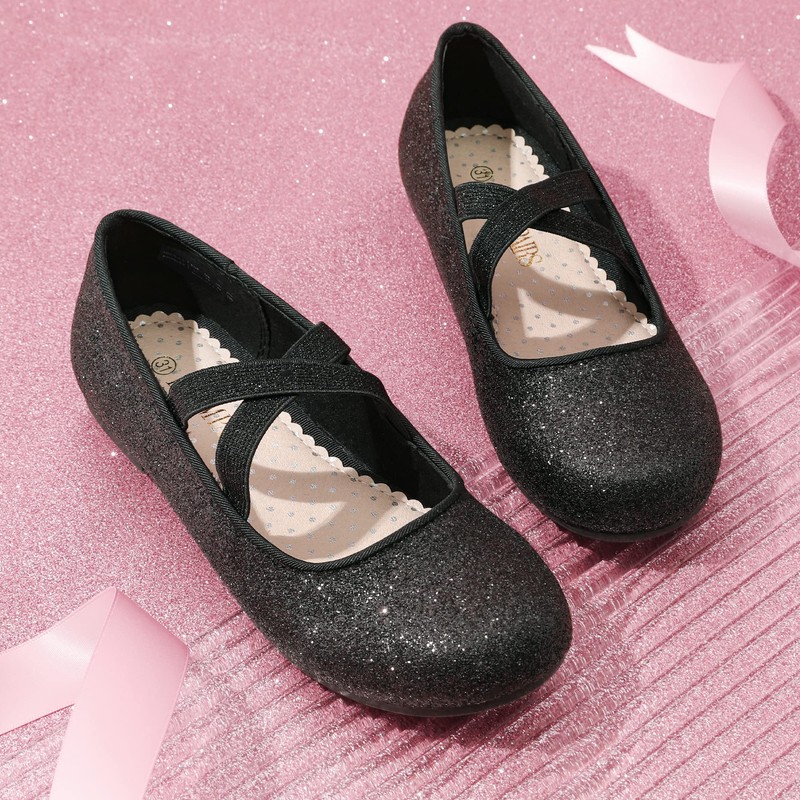 DREAM PAIRS Girls' Mary Jane Strap Flat Shoes, Ballerinas, Princess