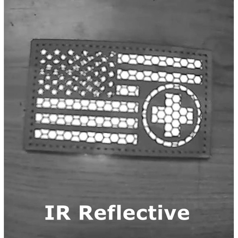 IR Infrared US Flag Medic Cross First Aid Patches Clothes