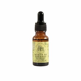 ORE Aceite de Orégano Silvestre 20 ml | 80% Carvacrol | Uso Oral y Tópico | Goteo Preciso | Producto Natural Mexicano