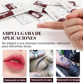 Crema para Cicatrices de Cicatrices para Tatuajes, Gel de Cuidado Posterior Profesional con Vitaminas A y D, Curación Rápida para Piel, Microblading y
