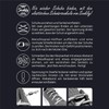 m2medien Senkly Elastic Shoelaces with Metal Capsule for Trainers -