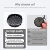 Hufopik 2 Pcs Replacement Filter Cap, Compatible with AeroPress Coffee