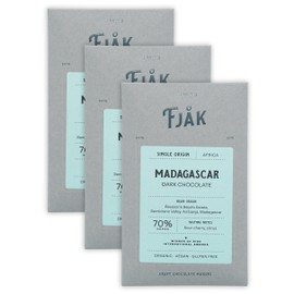 Fjak - Single-Origin - Norwegian Chocolate Bundles (Madagascar 70%, 3 Pack)