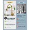 ARCORA Kitchen Faucet Spray Head Brushed Gold, 3-Function Kitchen Sink