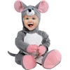Rubies Child's Forum Mouse Costume Jumpsuit and Headpiece, As Shown,