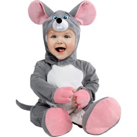 Rubies Child's Forum Mouse Costume Jumpsuit and Headpiece, As Shown, 6-12 Months