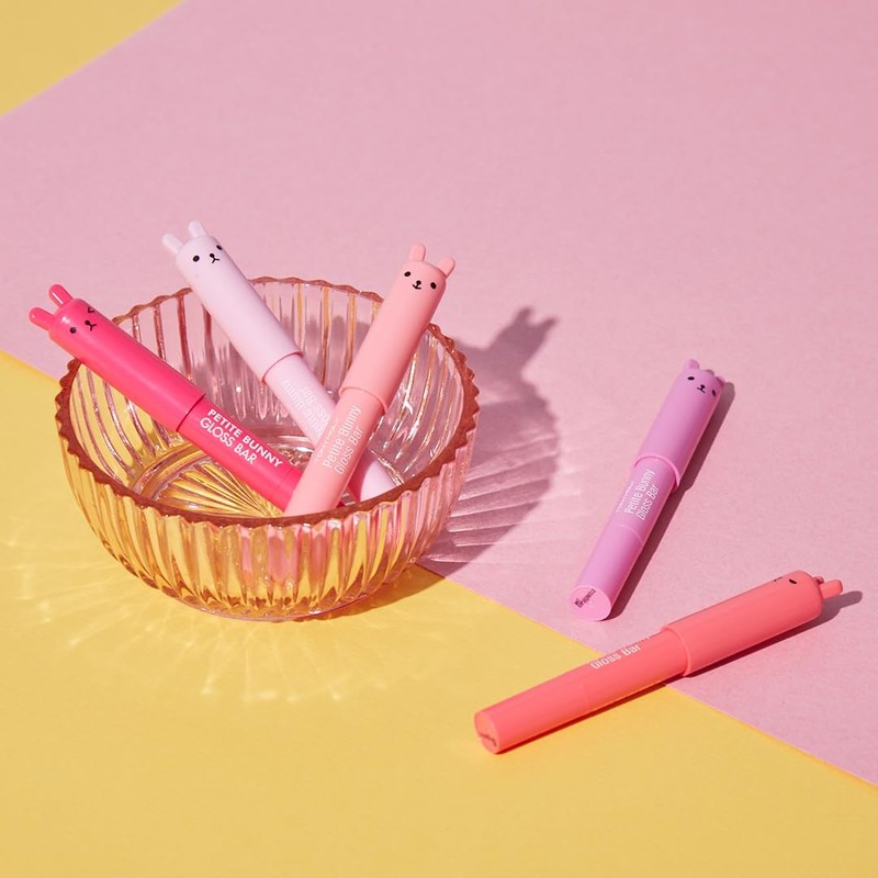TONYMOLY Petit Bunny Lip Gloss 3 Pack – Easter Basket