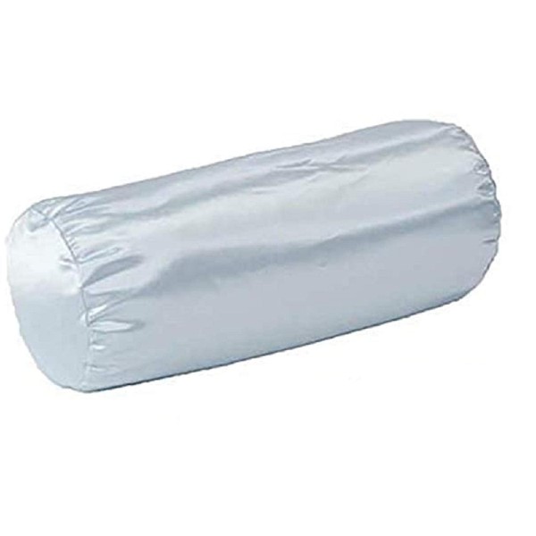 Alex Orthopedic Cervical Neck Roll Pillow Case - White Satin - Super Soft Quality - Made in USA - Easy to Clean