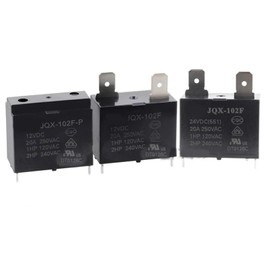 ewgrkbd 1PCS HF102F- JQX-102F-P -12VDC 24VDC 4-pin 20A Air Conditioner Water Heater Relay (Size : 12VDC with P)