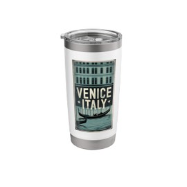 Venice, Italy - The Gondolier's Whisper Stainless Steel Insulated Tumbler
