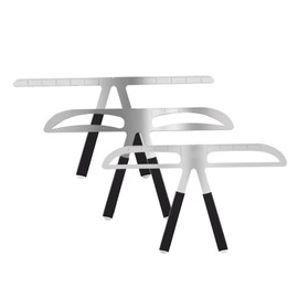 FOMIYES 2pcs Eyebrow Drawing Tool Eyebrow Ruler Stencil Kit Makeup Stencil Grooming Kit for and Professionals
