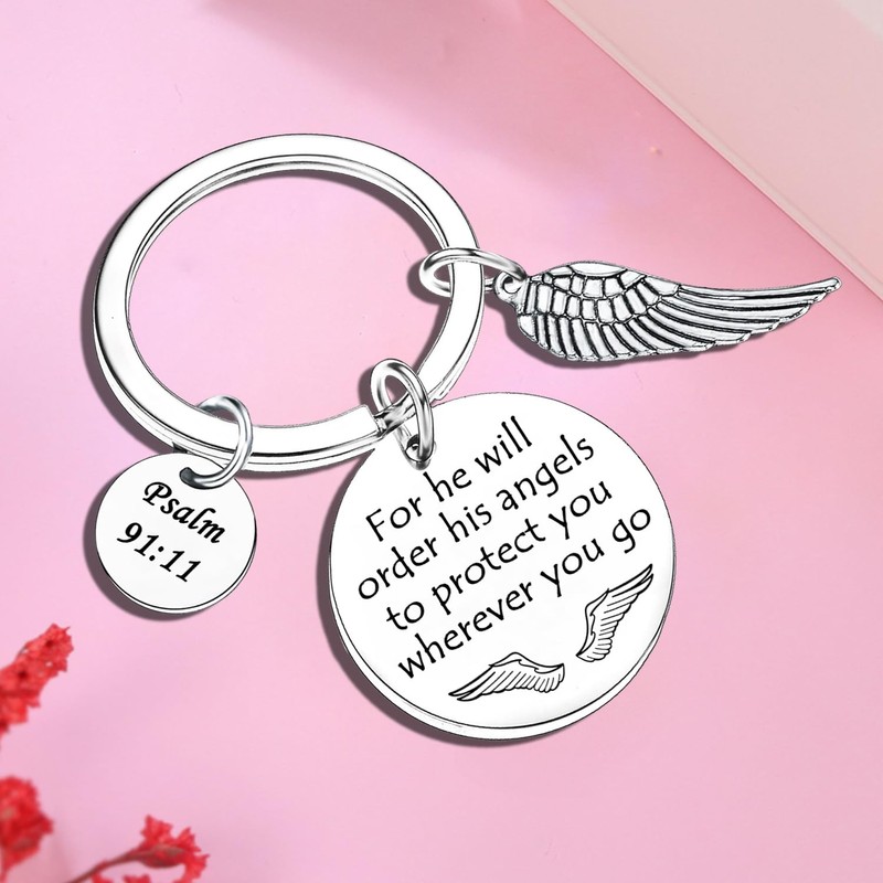 Tihnvk Bible Verse Keyring Gift for Christian Religious Faith Gifts