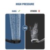 Filtered Shower Head with Handheld Matte Black, BOWGER 6 Modes